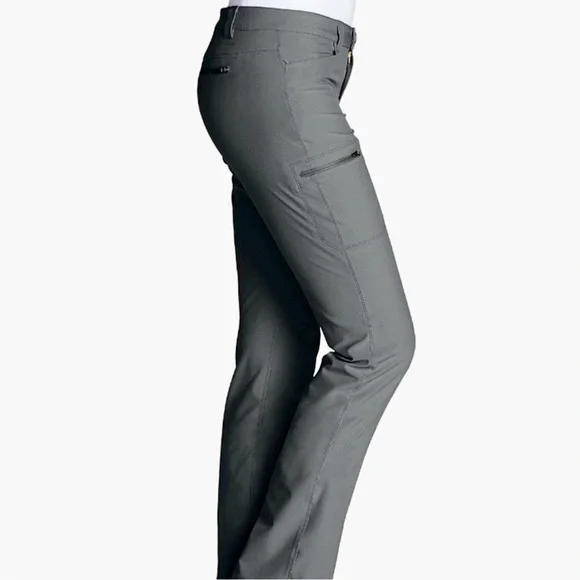 Eddie Bauer Horizon Roll Up Travex Straight Leg Pants Sz 12 - Picture 4 of 14